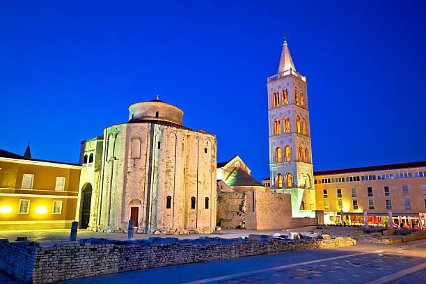 istock Zadar historic square and church 516958350