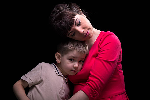 istock Gentle mother and little son 516959050