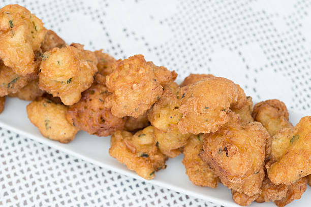 istock Detail of some cod fritters 516960494