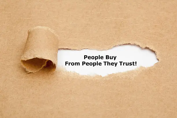 Photo of People Buy From People They Trust