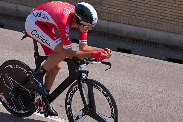 Utrecht, the Neterlands July 4,2015 : Professional cyclist  from team Cofidis in action during the prologue (time trial ) of Le Tour de France 2015 in Utrecht