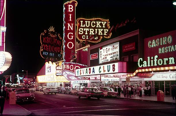 Fedt skille sig ud Løs The Nevada Club In Las Vegas 1962 Stock Photo - Download Image Now - Las  Vegas, Fremont Street - Las Vegas, Nevada - iStock