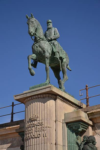 istock Leopold II statue - king of the Belgians 516981709