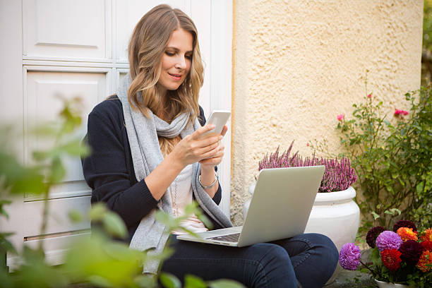 istock Woman in garden. 516982463