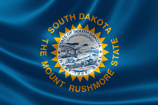 Bandera del estado de Dakota del Sur photo