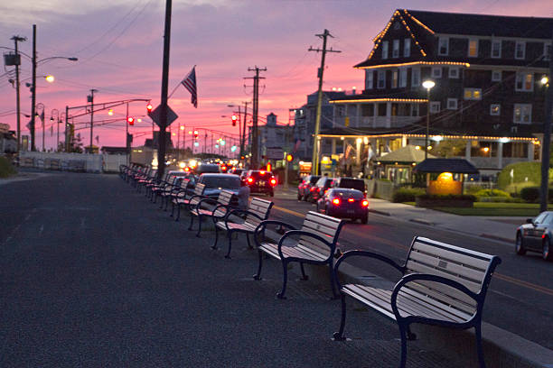istock Cape May, New Jersey Walkway at Sunset 516983819