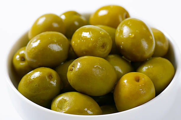 istock Brine-cured green olives 516984025