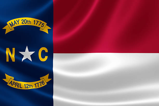 North Carolina State Flag stock photo