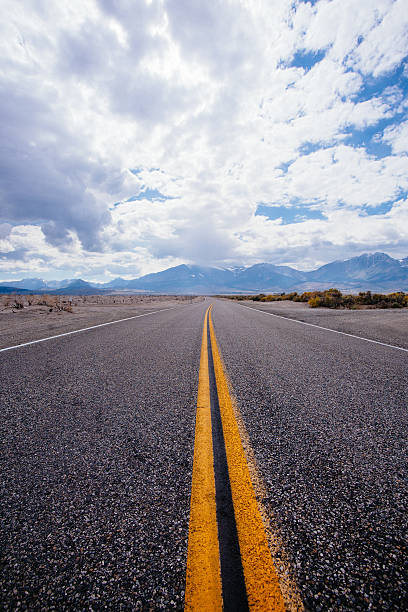 istock Endless road near highway 395 516984961