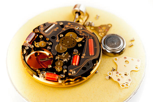 istock Close view of watch mechanism 516985184