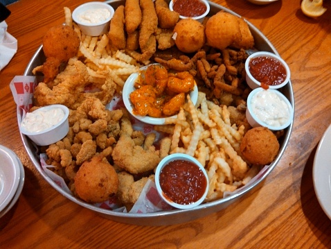 Fried Seafood Variety Platter event