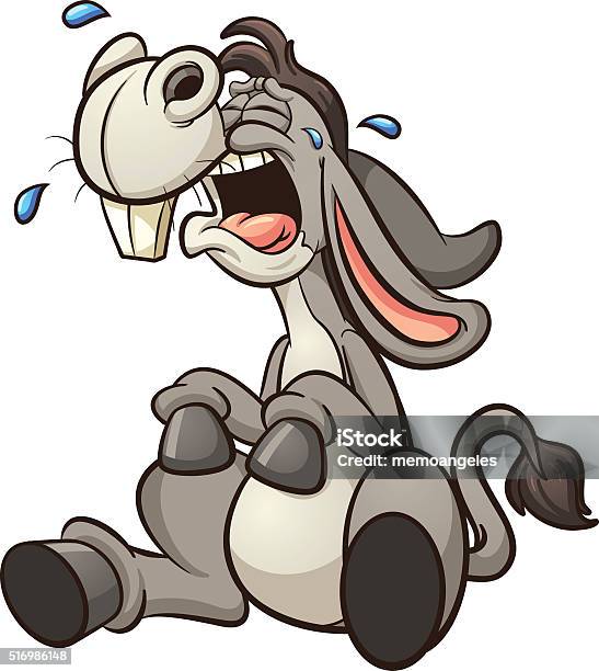 Crying Donkey Stock Illustration - Download Image Now - Donkey, Cartoon,  Characters - iStock