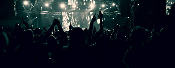istock Group of people enjoying a concert 516986275