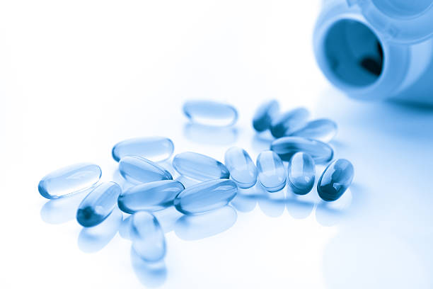istock Vitamin Omega-3 fish oil capsules 516986551