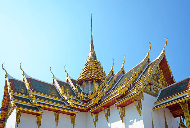 Thai Architecture Grand Palace, Wat Phra Kaew area, Bangkok, Thailand