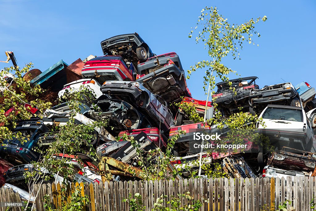 Cars junk Broken Stock Photo