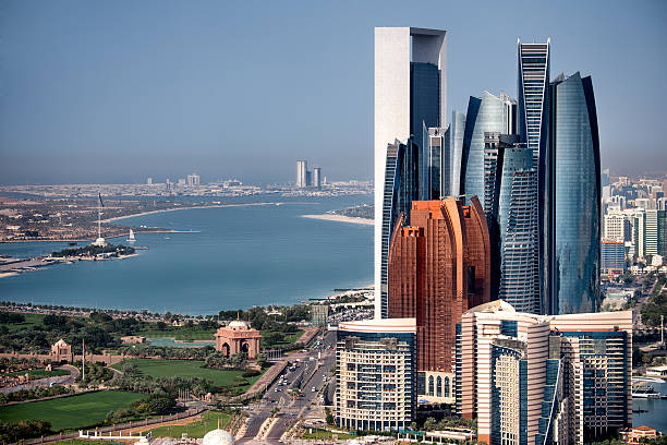 istock Amazing skyscrapers in Abu Dhabi 516988228