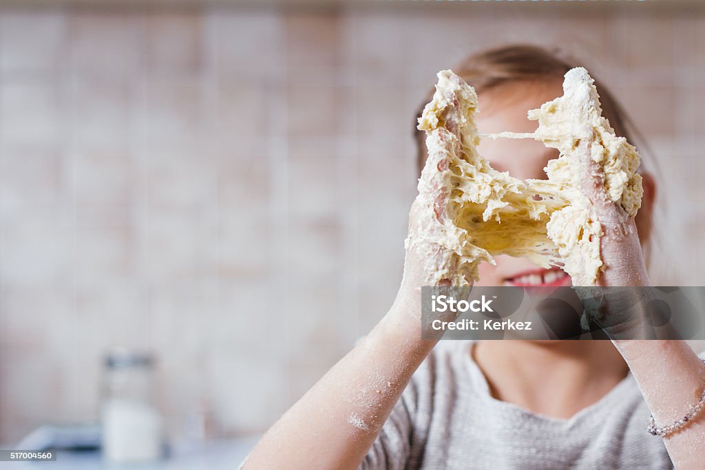 Messy Hands Child Stock Photo