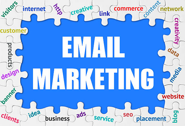 istock Email marketing jigsaw puzzle concept 517004886