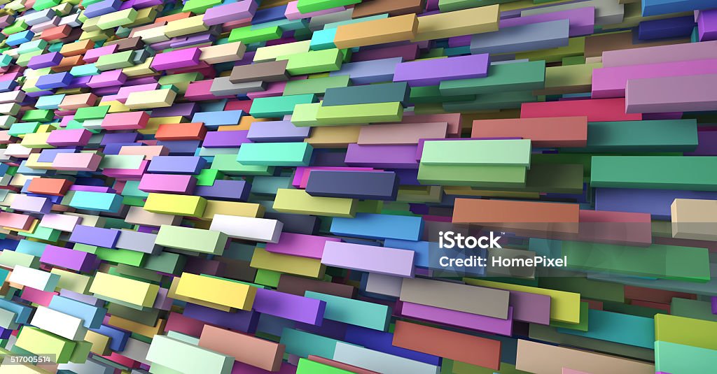 Abstract background of multi-colored cubes Abstract Stock Photo