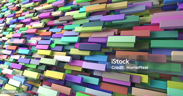 Abstract Background Of Multicolored Cubes Stock Photo - Download Image Now - Abstract, Backgrounds, Block Shape