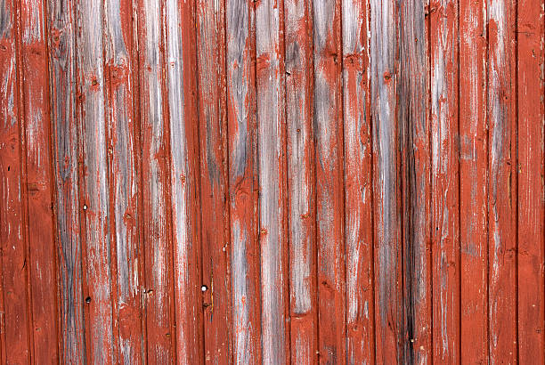 istock Red wooden wall background 517007526