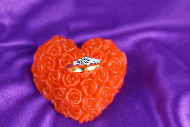 istock Diamond enggagement ring 517011600