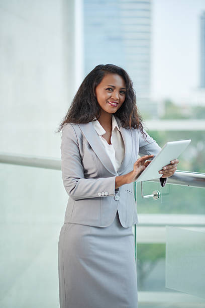 istock Pretty business lady 517013702
