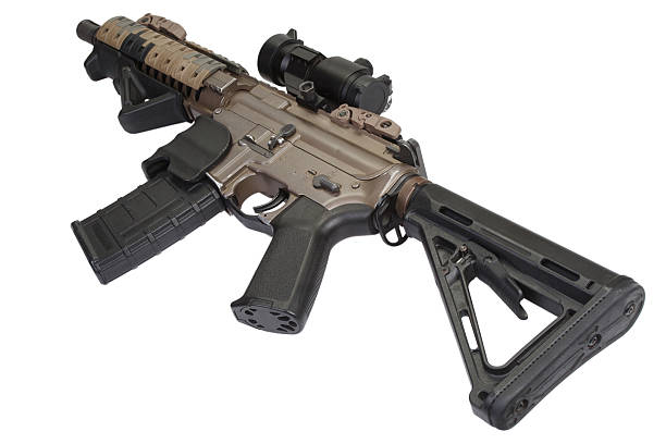 istock M4 special forces rifle isolated on a white background 517014555