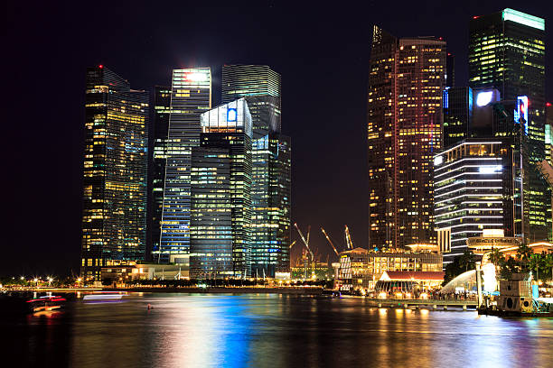 istock Singapore Cityscape at night 517014903