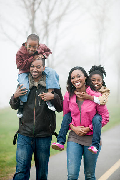 istock Family outside in winter 517016981