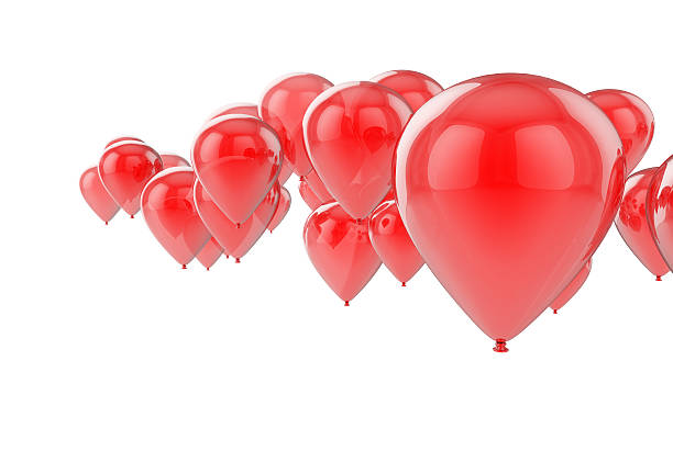 istock Collection of Balloons isolated on white 517017961