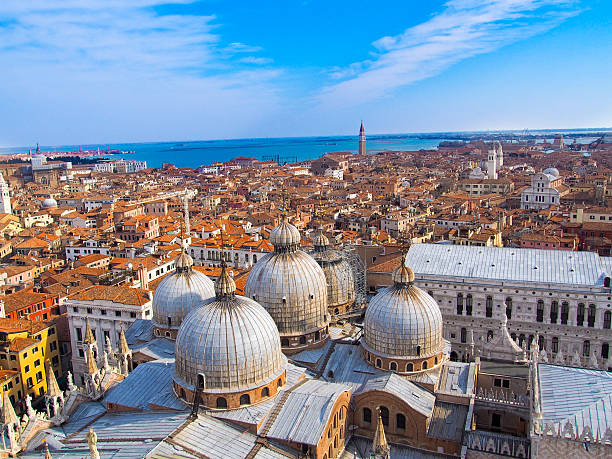 istock Landscape from St Mark's Campanile in Venice, Italy 517018046