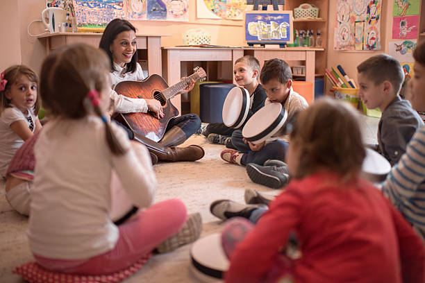 istock Music lesson in a kindergarten! 517018978