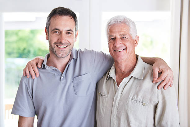 istock He's a chip of the ole block! 517019527