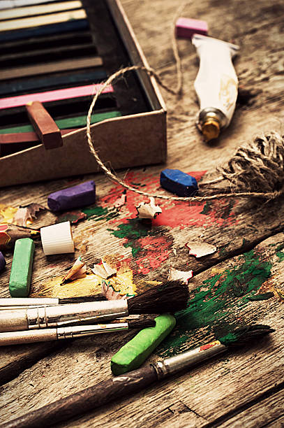 istock color paints,crayons and pencils 517042981