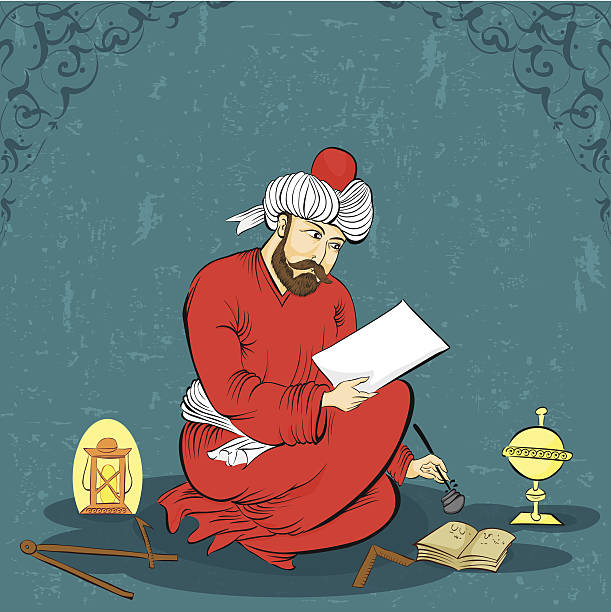 ilustrações, clipart, desenhos animados e ícones de homem antiga - otomano