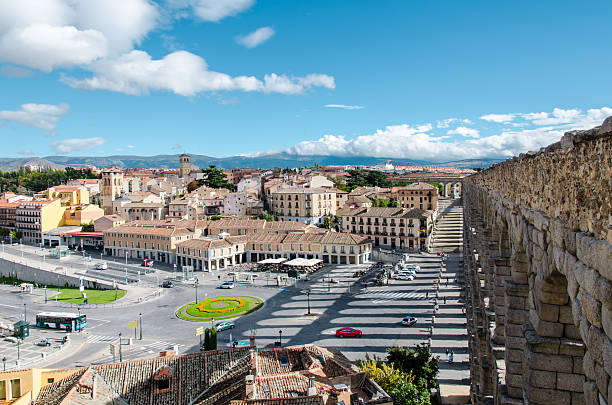 istock Roman aqueduct in Segovia, Spain 517043854