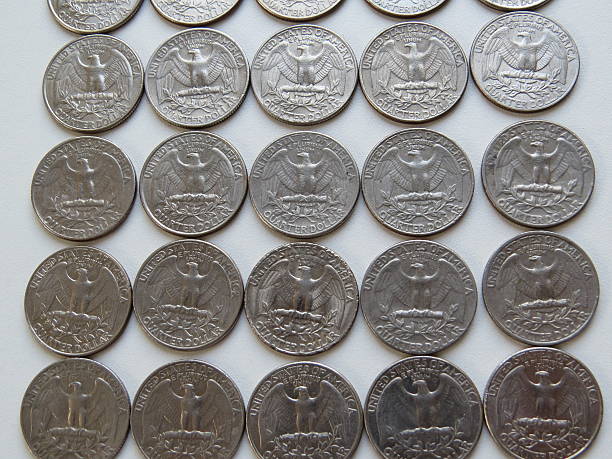 istock American Quarter Coins 517045235