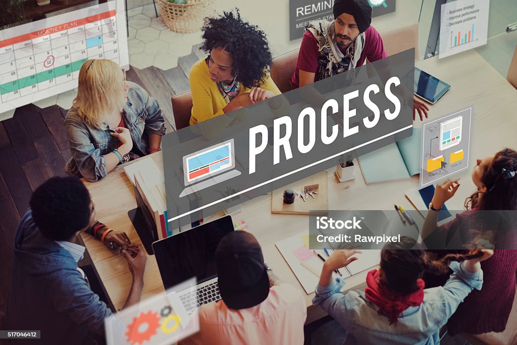 Process Action Business Operation Practice Concept Activity Stock Photo