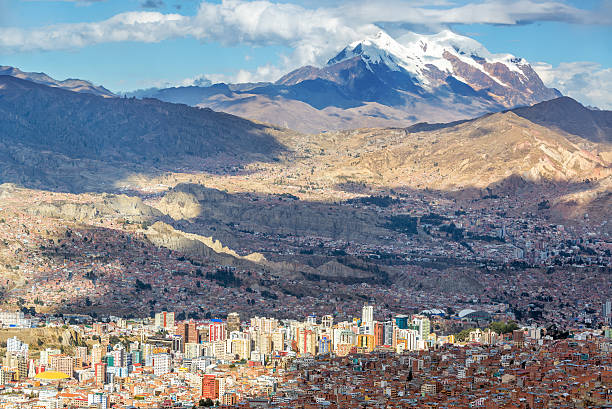 라파즈 도시 - bolivian culture 뉴스 사진 이미지