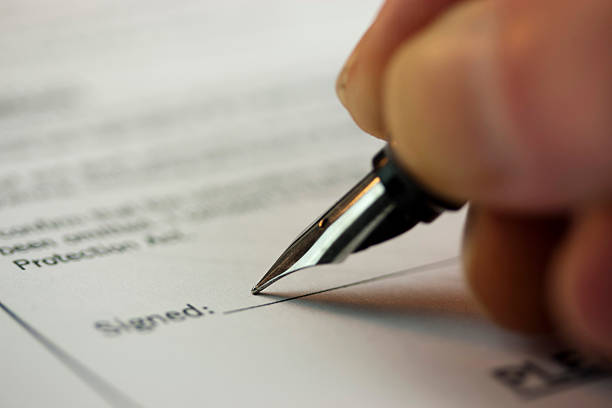 istock Close up of a university application form 517047906