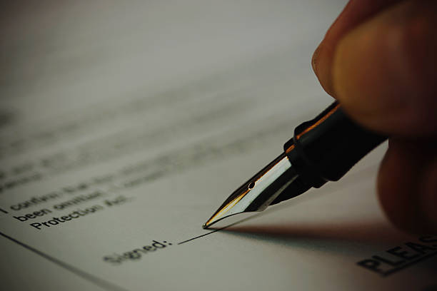 istock Close up of a university application form 517047928