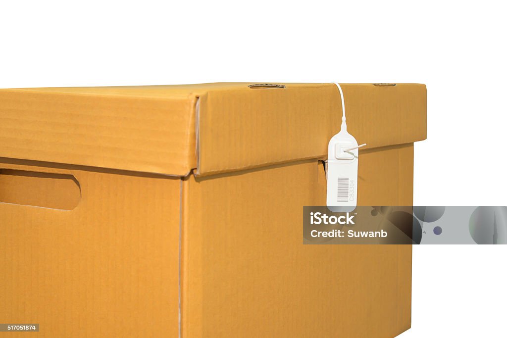 Social Security Box Bar Code Seal Plastic And Barcode Numbering For Security Stock Photo - Download ...