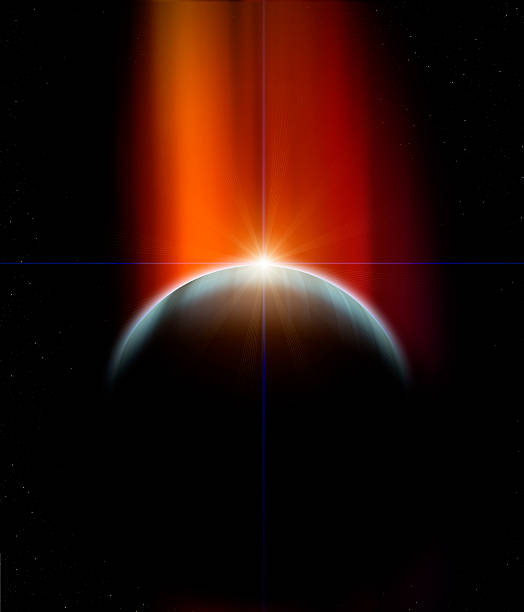 istock Planet with nebula and Rising Star 517053905