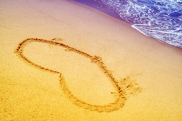 istock heart in sand at the beach 517055705