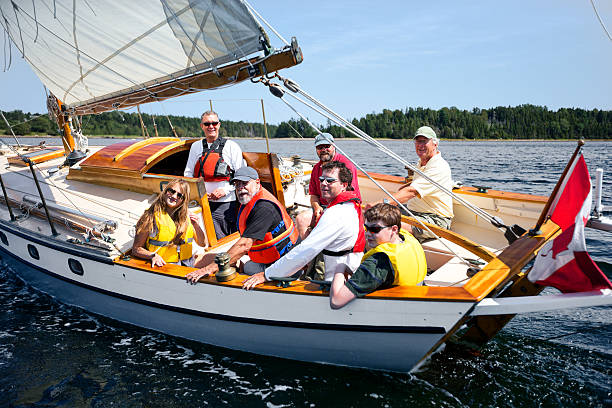 istock Friends on Sailboat 517055787