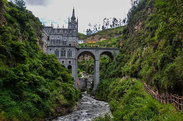 Las Lajas Church in South of Colombia.