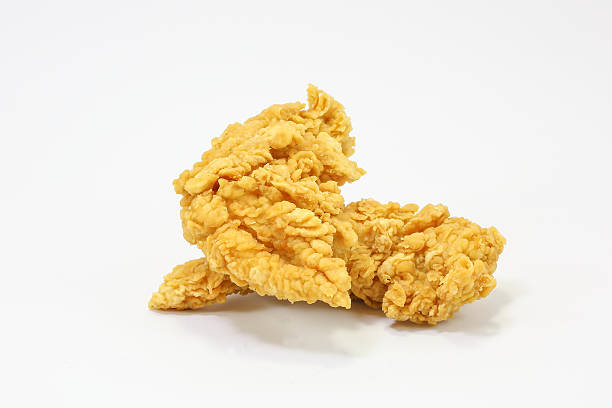 深いのフライドチキンテンダー - chicken tender ストックフォトと画像