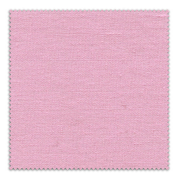 istock Pale Pink Fabric Swatch (Clipping Path) 517058394